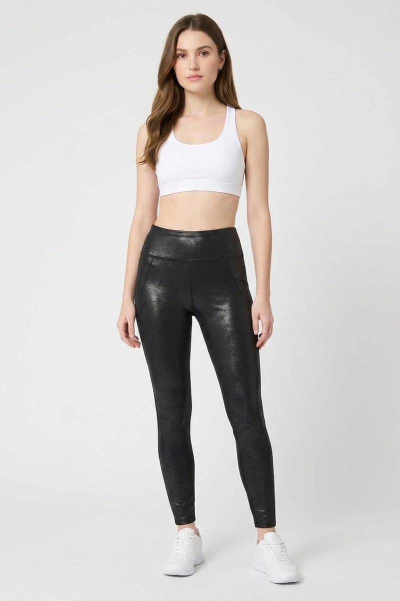 Reebok Women Sportswear Fit Training Leggings, Black - Image 2