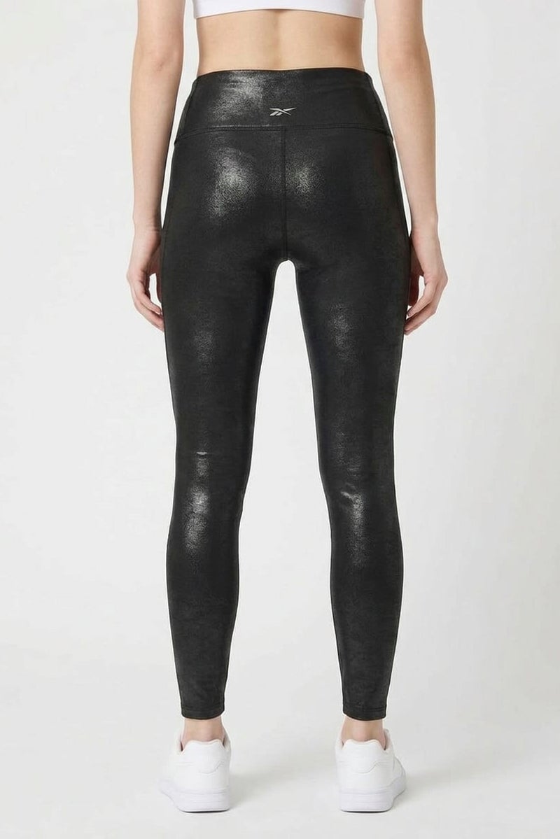 Reebok Women Sportswear Fit Training Leggings, Black - Image 4