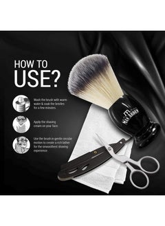 Man Arden Premium Shaving Brush With Extra Soft Bristles  - Image 5