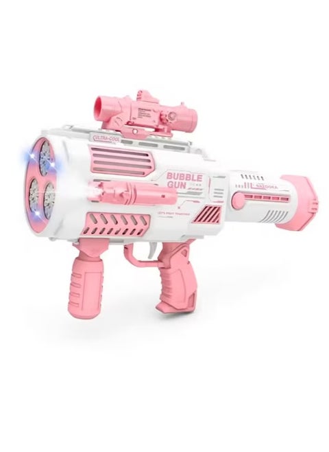 Bubble Machine – Automatic Spray Rocket with Multi-Hole Output | Powerful Wind Force | Battery Operated | Portable & Easy to Use