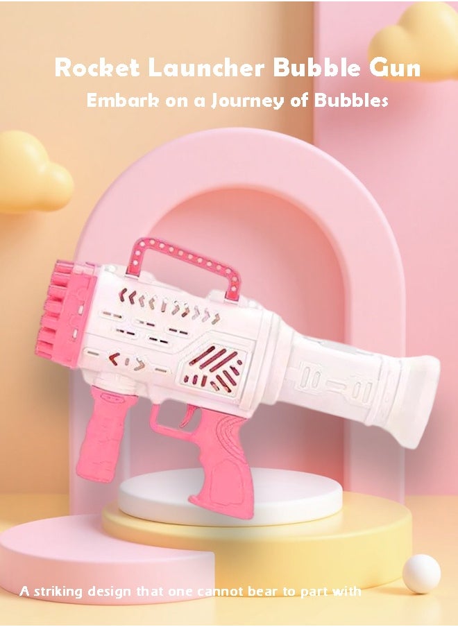 Bubble Machine – Automatic Spray Rocket with Multi-Hole Output | Powerful Wind Force | Battery Operated | Portable & Easy to Use