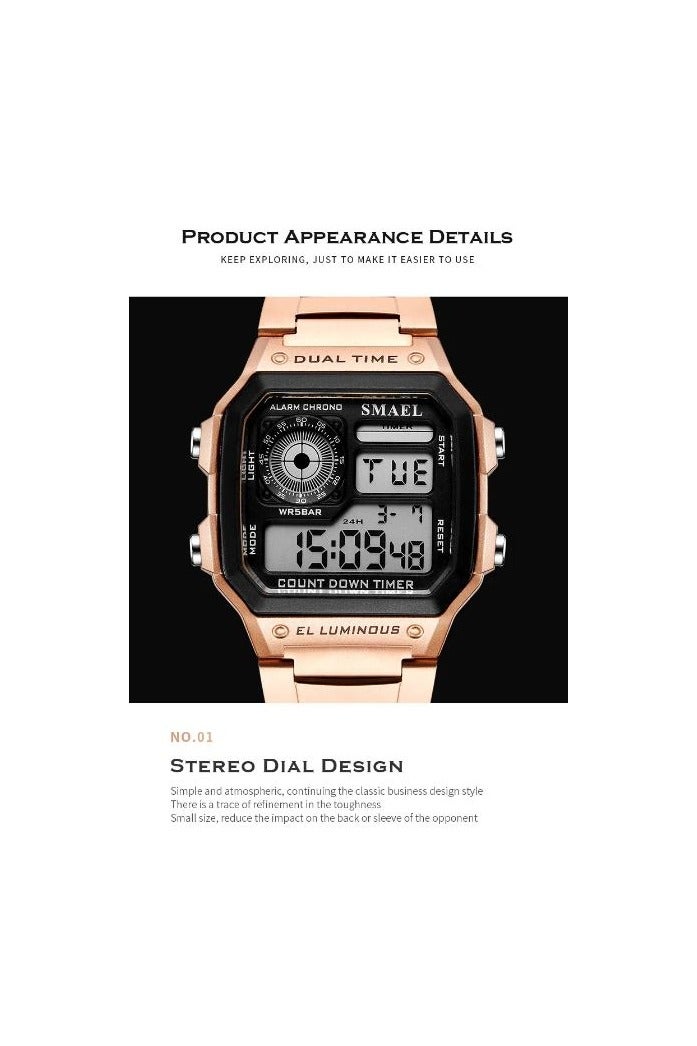 SMAEL Sport Watch For Men - Image 2