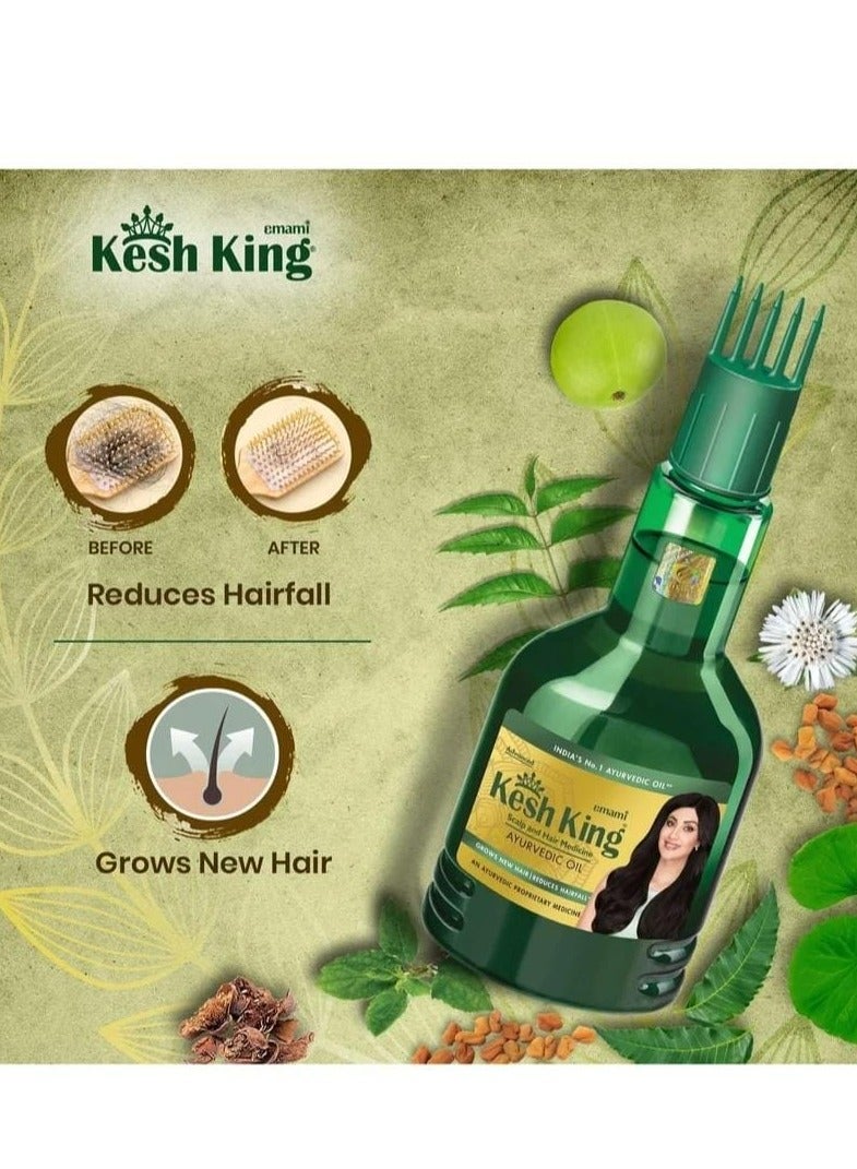Kesh King Ayurvedic Scalp and Hair Medicine Oil 100ml - Image 3