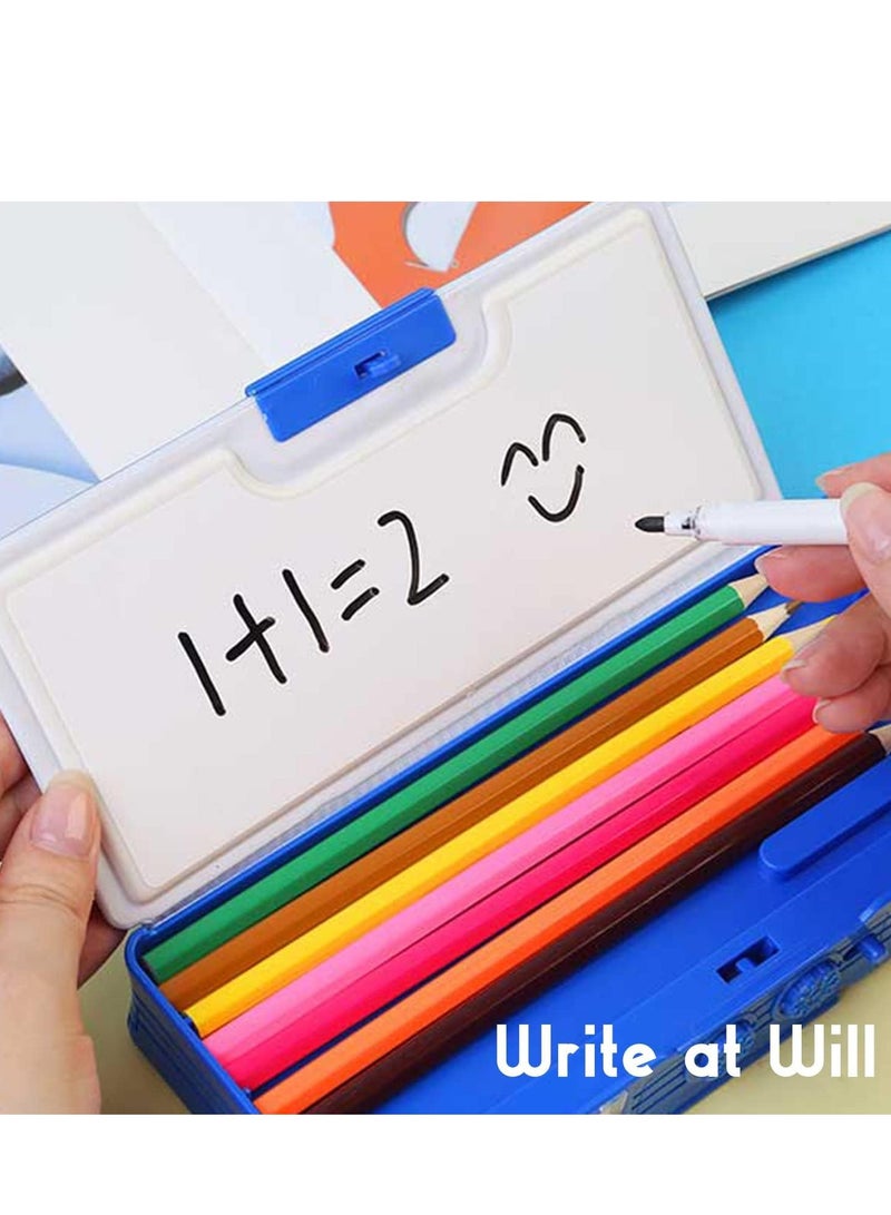 Pop Up Multifunction Pencil Case for Boy Cartoon Pen Box Organizer Stationery with Password Lock Sharpener Schedule Whiteboard School Supplies - Image 5