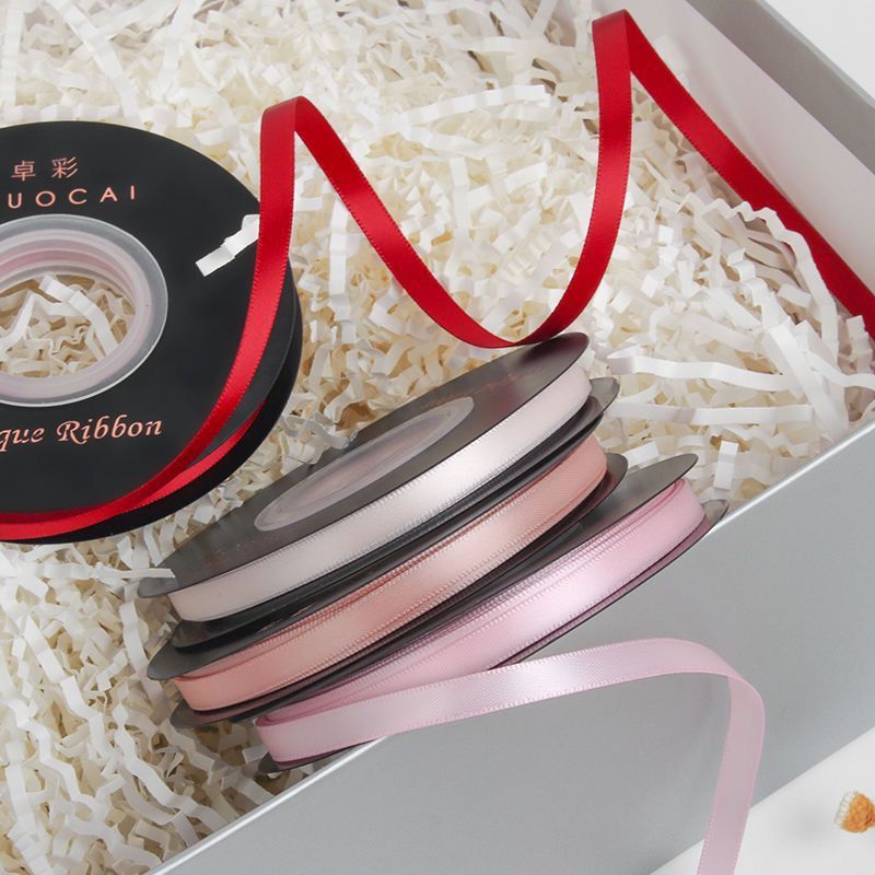 New 6Mm Double Sided Polyester Belt Flowers Gift Wrapping Ribbon Hair Accessories Baking Cake Ribbon Flower Bundle Ribbon - Image 5