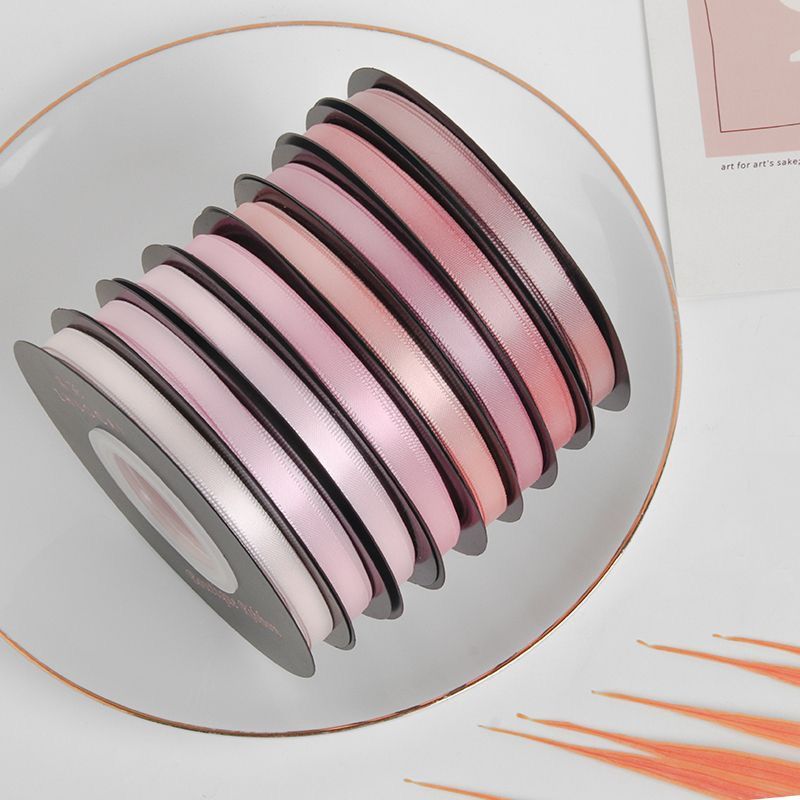 New 6Mm Double Sided Polyester Belt Flowers Gift Wrapping Ribbon Hair Accessories Baking Cake Ribbon Flower Bundle Ribbon - Image 3