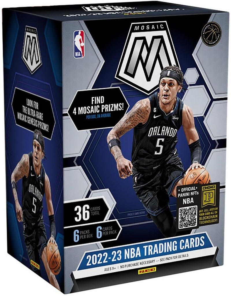 Panini 2023 Panini Mosaic Basketball Card Blaster Box 36 Basketball Cards per Box - Image 4