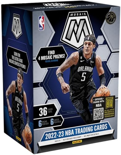 Panini 2023 Panini Mosaic Basketball Card Blaster Box 36 Basketball Cards per Box - Image 1
