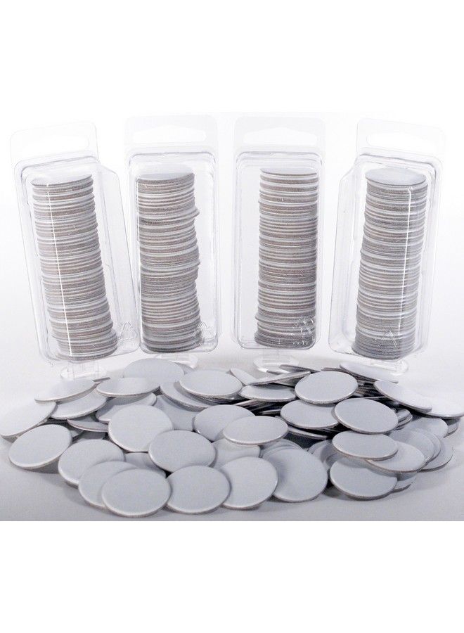 Hedral Value Pack Of 200 Blank 1" Circle Board Game Chits Round Tiles Counters Markers Diy D&D - Image 2