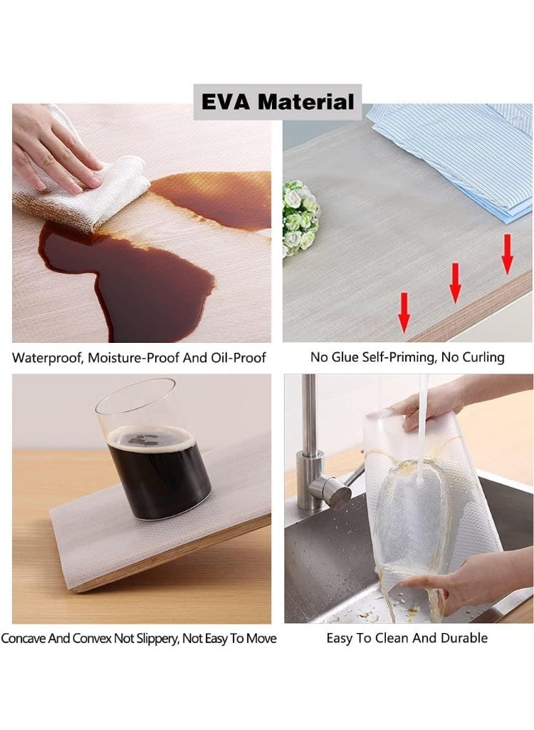 رول مفرش سيليكون لرفوف وأدرج المطبخ والمكتب والخزانة ، قابل للغسل مصنوع من مادة عالية الجودة لضمان الحماية الأداء العالية ، متوفر بشكل حصريا فى البيت الانيق... - Image 3