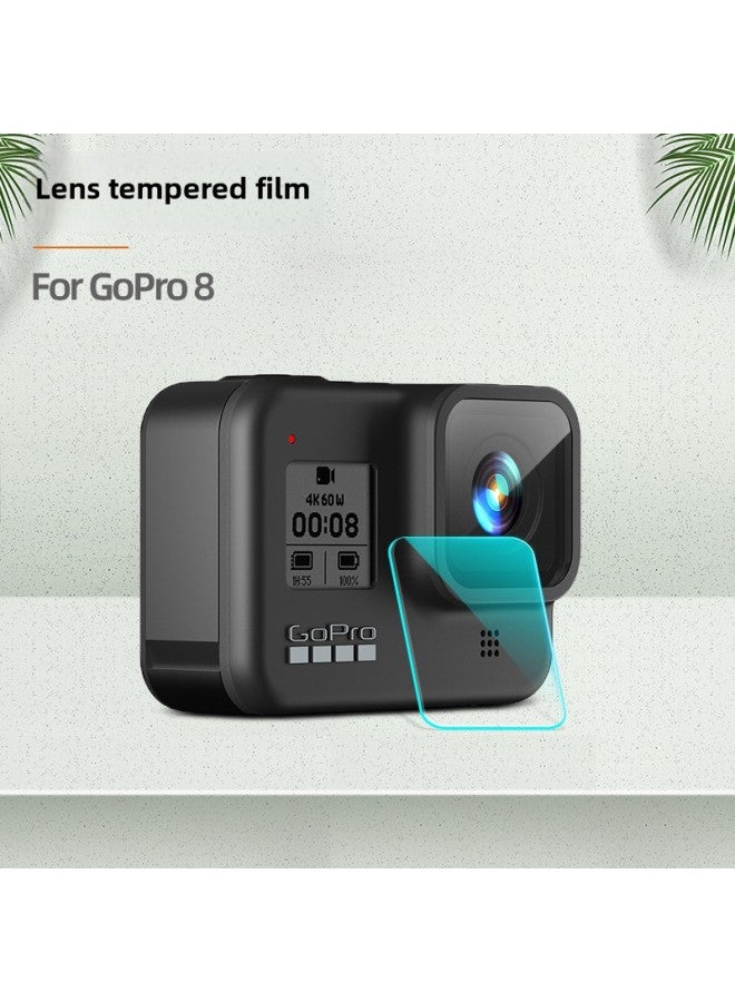 Suitable For Gopro Accessories Gopro12/11/10/9 Tempered Film Sports Camera Film Max Protection Gopro8-Color:gopro8 Lens Film (separate Lens Film Is Non-returnable) - Image 1