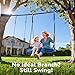 Hapfan Slackline Swing Sets for Backyard 40 Saucer Swing Set Between Trees Outdoor Play Equipment for Kids and Adults Backyard - Image 4