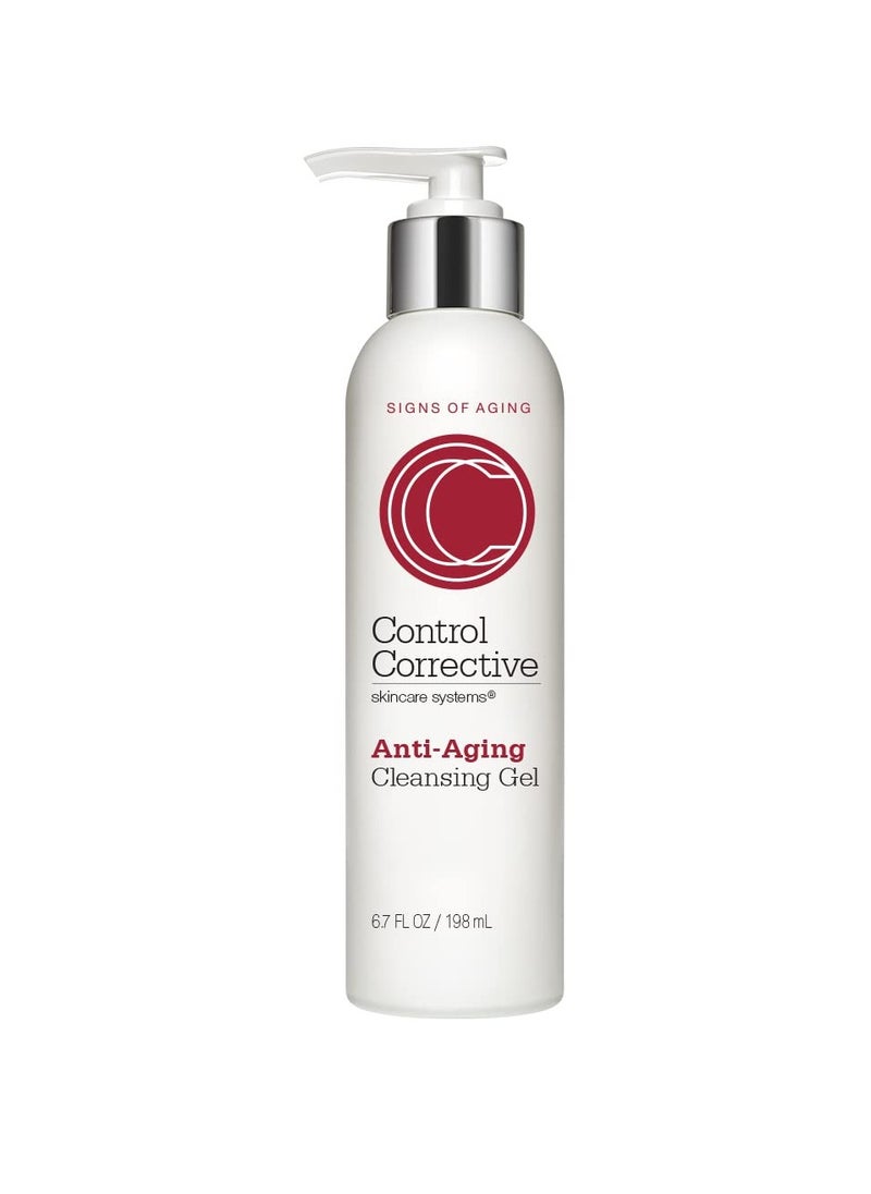 CONTROL CORRECTIVE SKIN CARE SYSTEMS CONTROL CORRECTIVE Anti-Aging Cleansing Gel, 6.7 Fl Oz - An Advanced, Peptide-Infused Gentle Gel Cleanser That Helps Clarify And Balance The Complexion, Comforting, Calendula Flower, Witch Hazel  - Image 1