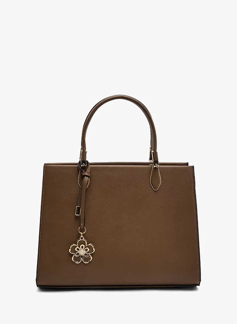 أر أند بي Solid Satchel Bag