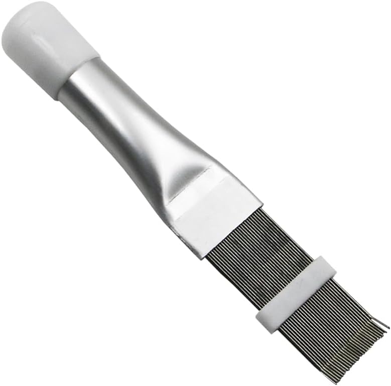 SENRISE 4PCS Radiator Fin Cleaning Tool, Fin Condenser Comb Steel Brush, Ac Fin Repair Coil Comb Cleaning Tool For Air Condition Evaporator Radiator (A) - Image 2