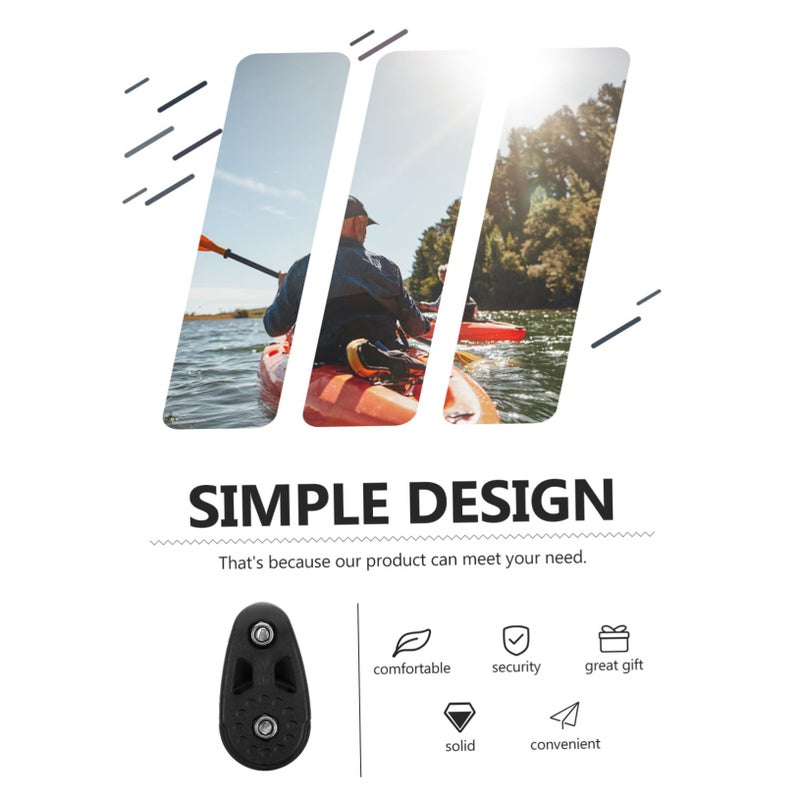 Nylon Single Pulley for Sailboat Kayak Canoe Durable Lightweight Roller for Water Sports - Image 4