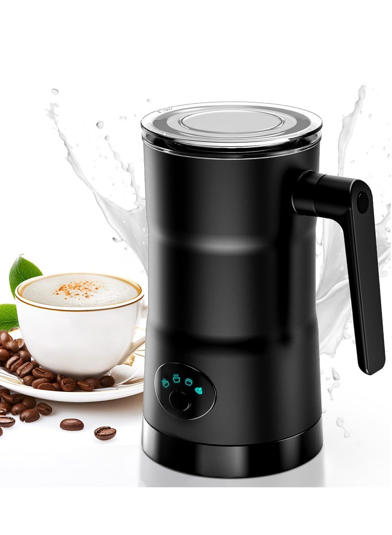 KASTWAVE Electric 4-in-1 Milk Frother - 600W, 350ml Capacity, Hot & Cold Milk Frother with Intelligent Temperature Control. Silent Operation for Coffee, Latte, and Cappuccino  - Image 1