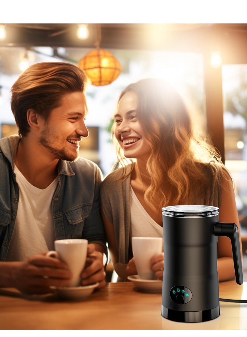 KASTWAVE Electric 4-in-1 Milk Frother - 600W, 350ml Capacity, Hot & Cold Milk Frother with Intelligent Temperature Control. Silent Operation for Coffee, Latte, and Cappuccino  - Image 5