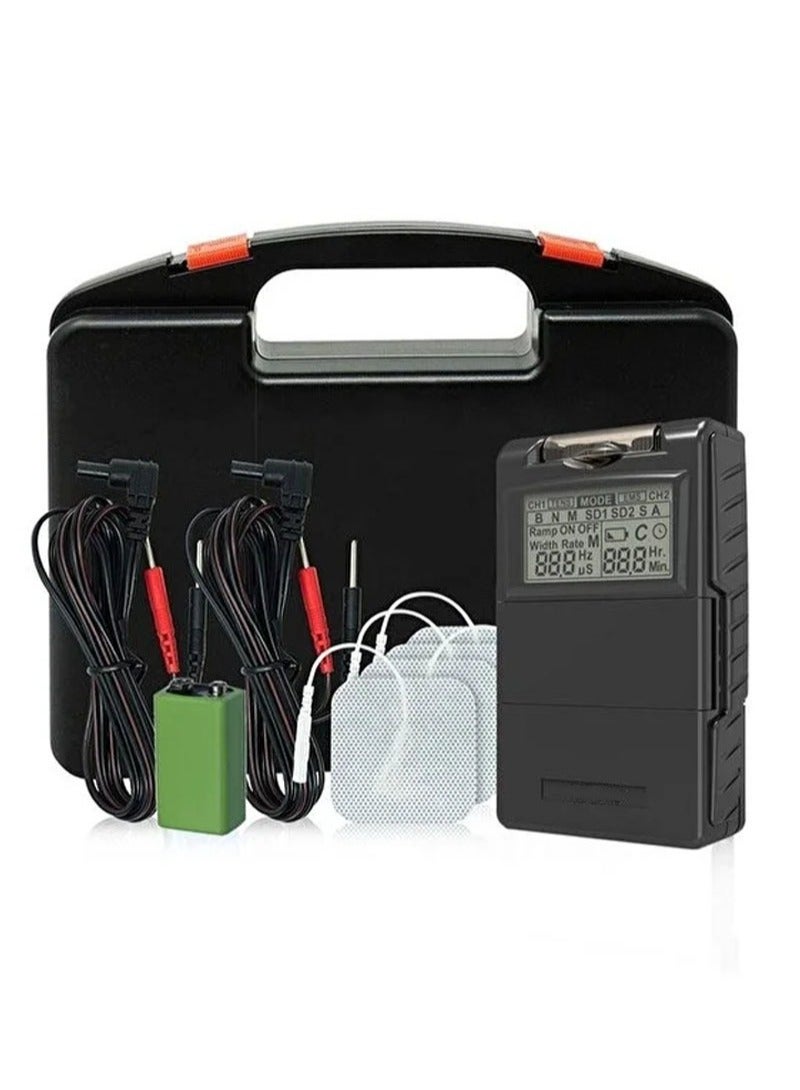 tens Multifunctional Low Frequency Physiotherapy Device For Home Use，Dual Channel Electronic Pulse Massager For Neck And Back Pain Relief Treatment，Deep Tissue Shoulder Pain Relief - Image 1