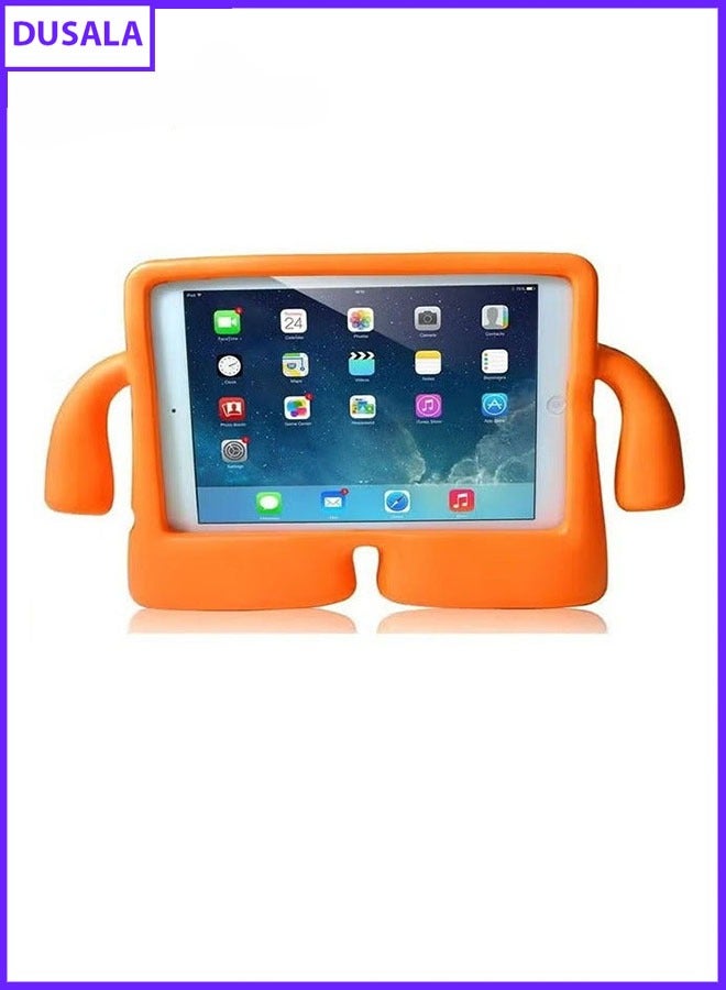 DUSALA Kids Shock‑Proof EVA Case with Handle & Stand for iPad Mini 6 Bright Durable Cover(Orange)