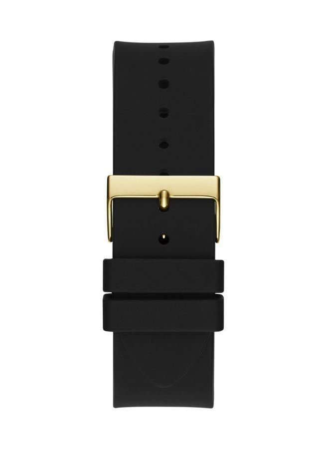 GUESS Silicone Strap with Glitz Insert Watch - Image 2