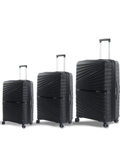CROSSLAND 3 Pcs.Set of Unbreakable Trolley Luggage With TSA Lock, Double Expandable Zipper and 4 Silent Move Spinners Wheels