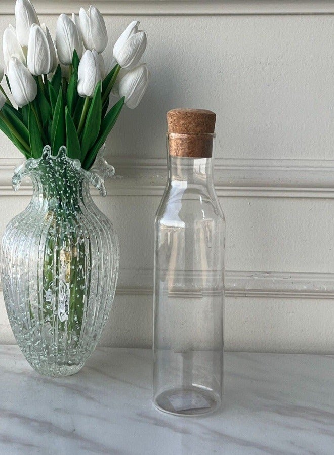 Vial with transparent stopper/M1000 