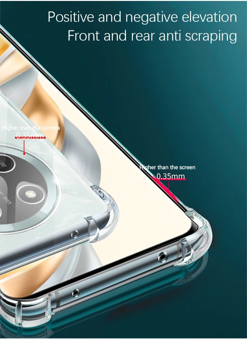 Youque Honor X9c 5G Case Cover Transparent Shockproof Air Guard Corners Shockproof Protection Back Cover  - Image 3