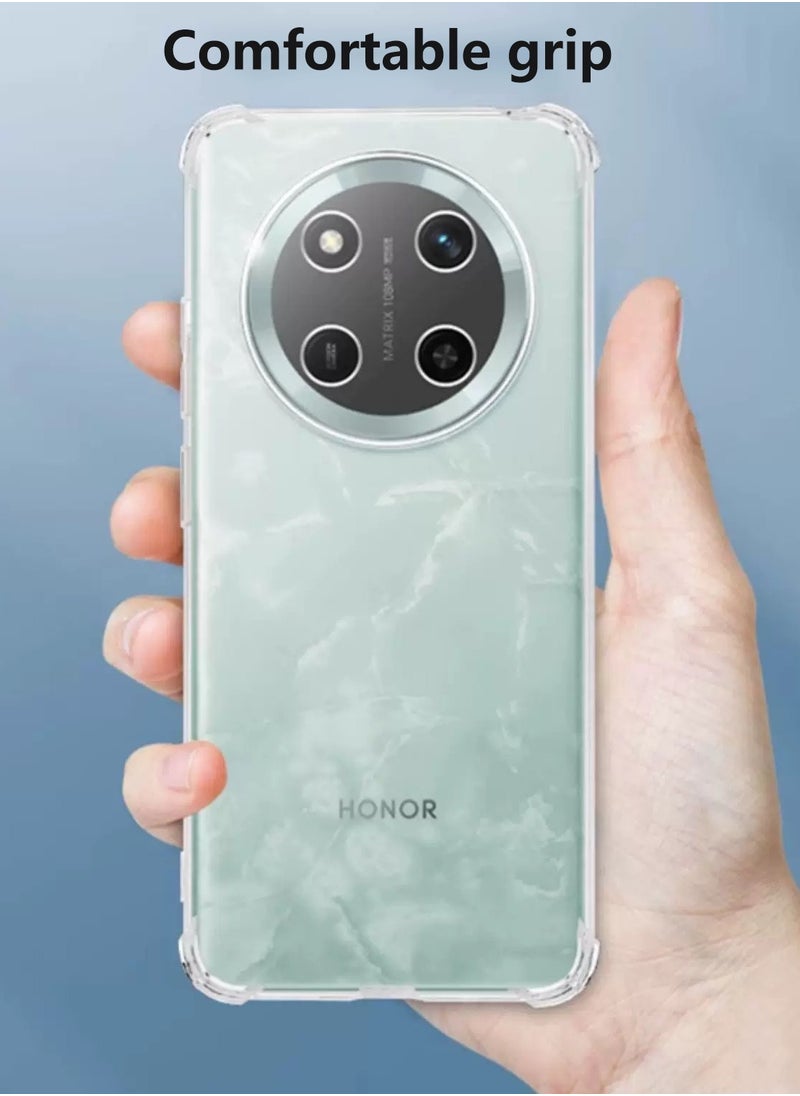 Youque Honor X9c 5G Case Cover Transparent Shockproof Air Guard Corners Shockproof Protection Back Cover  - Image 4