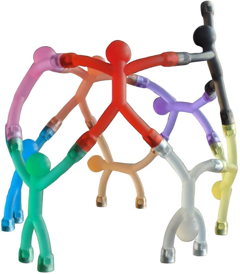 MAGMEN Magnetic Fidget Toys 10PC Opaque Set STEM Magnetic Building Figures for Kids Sensory Toys for ADHD Autism Stocking Stuffers Travel Toys Desk Toys for Adults Easter Basket Stuffers - Image 2