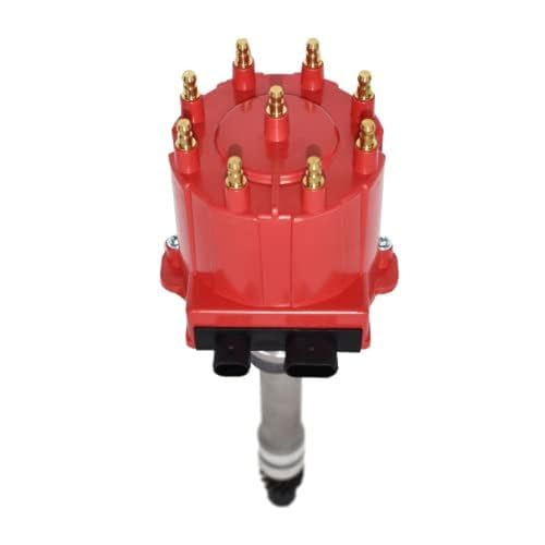 A-Team Performance - Small Block Big Block EFI TBI Distributor 1987-1997 5.0L 5.7L 7.4L - Compatible with GMC Chevy C/K Pickup Truck Van Camaro 305 350 454 HEI652R Red Cap - Image 1