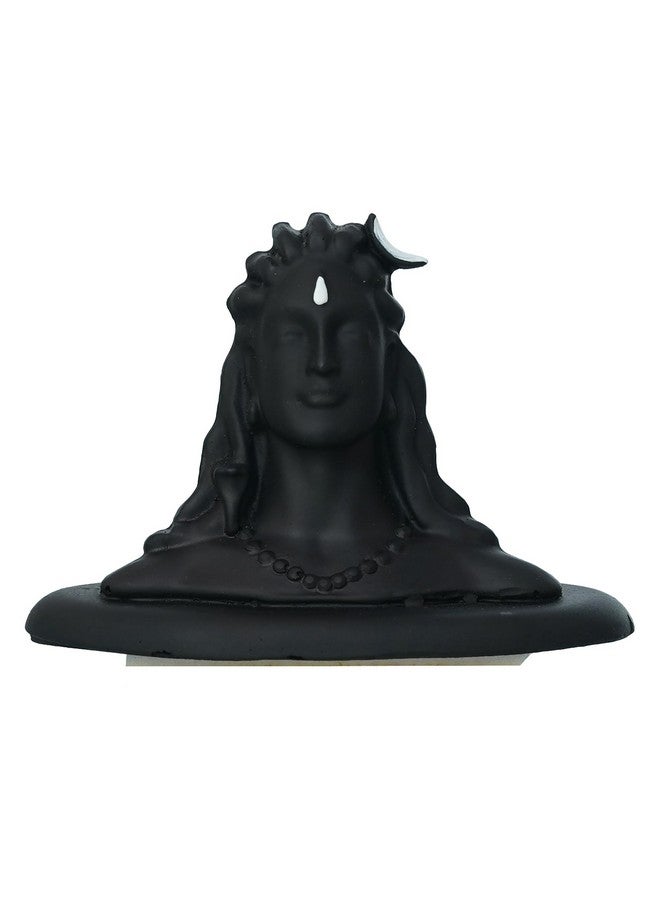 Webelkart Premium Polyresin Adiyogi Shiva Statue for Home and Car Dashboard - Adiyogi Showpiece for Home/Pooja/Office Decor (Self Adhesive, Black, 2.5 in) - Image 5