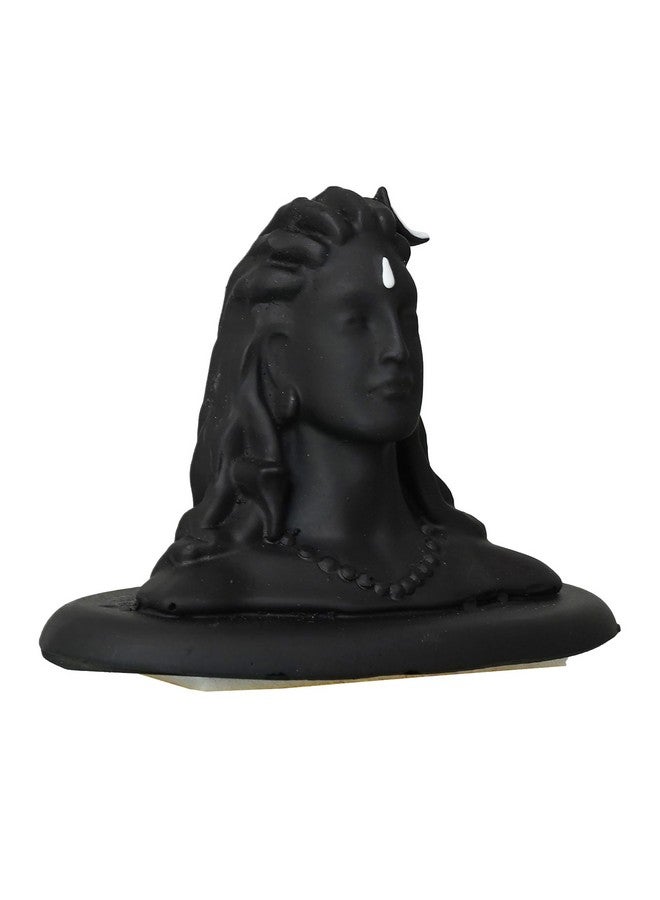 Webelkart Premium Polyresin Adiyogi Shiva Statue for Home and Car Dashboard - Adiyogi Showpiece for Home/Pooja/Office Decor (Self Adhesive, Black, 2.5 in) - Image 4