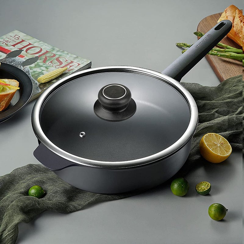 ZUIHUI 12 Inch Pan Lid - Glass Lids For Lodge 12" Cast Iron Skillet, Frying Pan, Wok, Pot Fry Pan And Dutch Ovens - Designed With Steam Vent Hole - Image 5