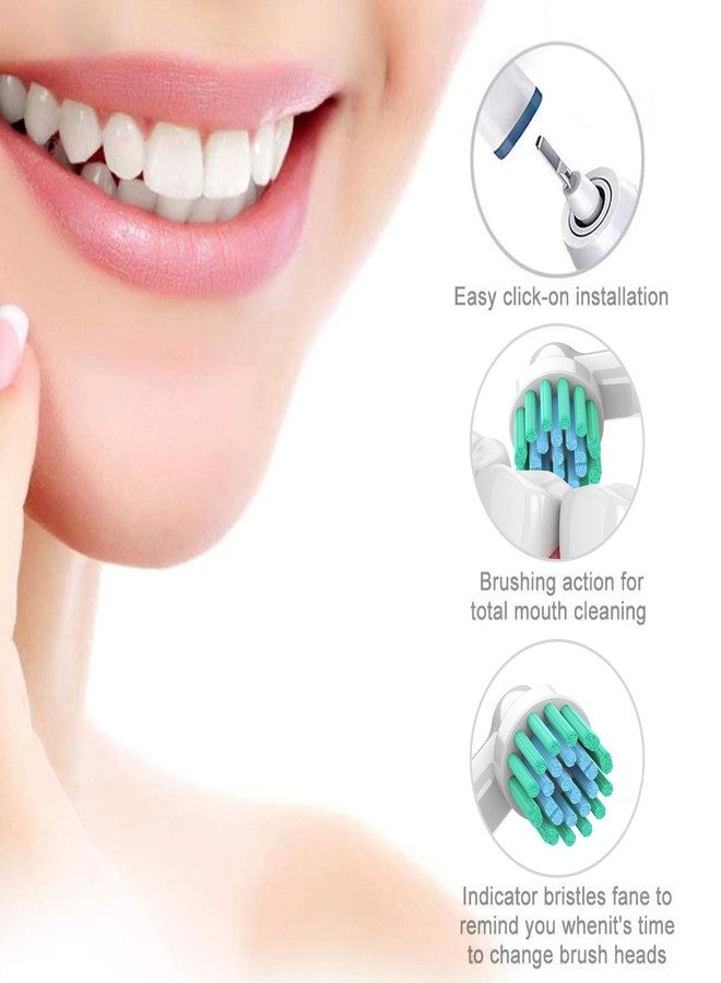 GENKENT 8 Pack Replacement Toothbrush Heads Compatible with Oral B Braun Pro 1000/500/1500/3000/5000/6000 Cross Action Head - Image 3