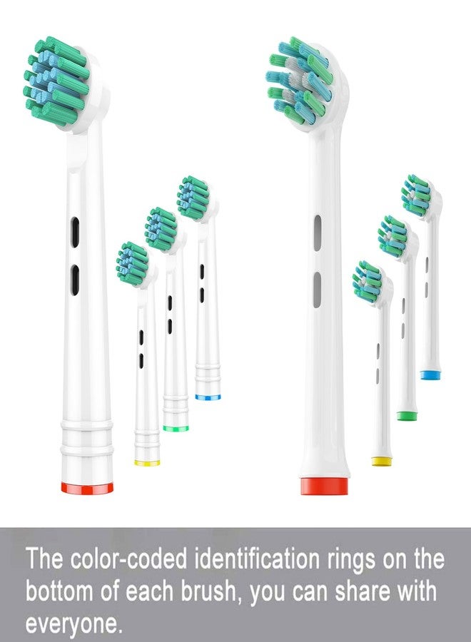 GENKENT 8 Pack Replacement Toothbrush Heads Compatible with Oral B Braun Pro 1000/500/1500/3000/5000/6000 Cross Action Head - Image 5