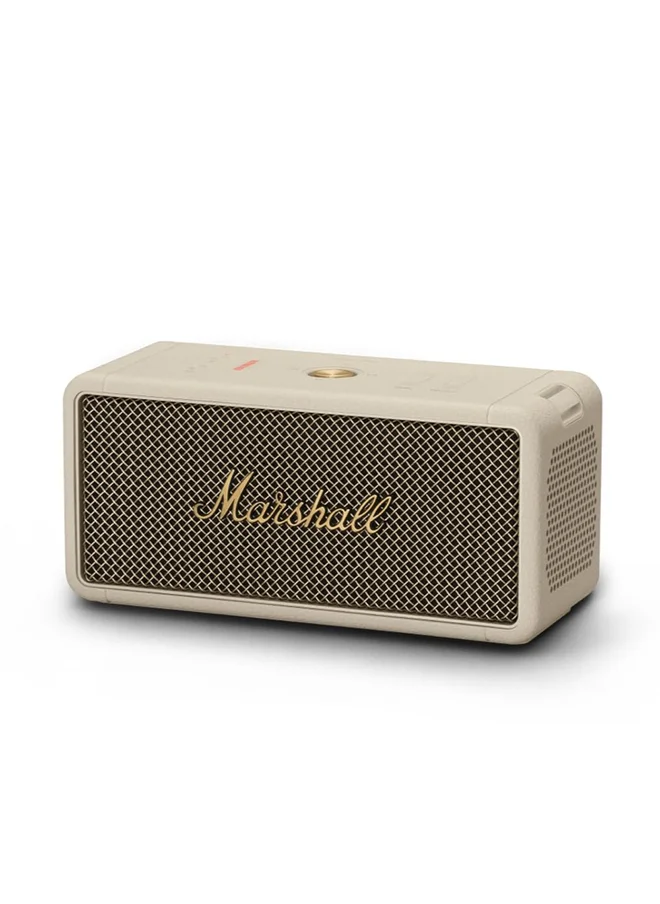 Marshall Middleton Bluetooth Portable Speaker For Outdoor Adventures, 20+ hours Of Wireless Playtime, Water Resistant IP67 50W - Cream