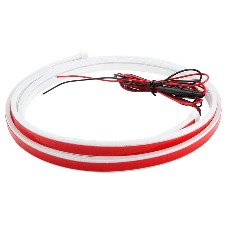 Goodream Car LED Hood Light Strip, 70 Inch 12V Flexible Waterproof Daytime Running Lights for Car, Universal Engine Cover Decoration Accessories for Cars, SUVs, Trucks, Dynamic Scan Start-up Effect (White) - Image 2