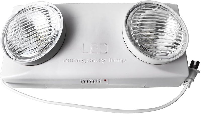 Dual Head LED Emergency Light Indoor Evacuation Indicator 85 265V US Plug - Image 1