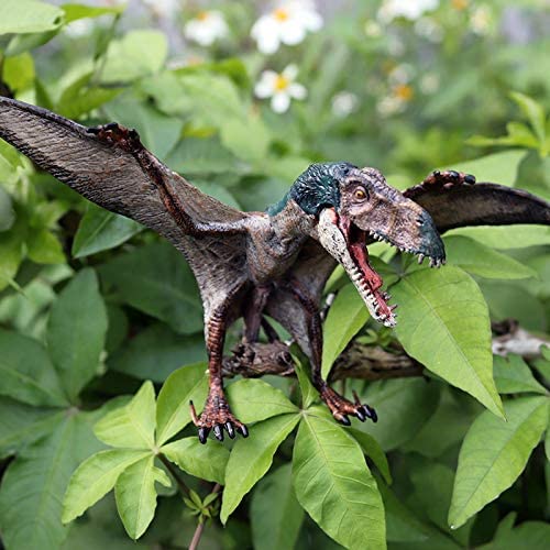 Gemini&Genius 3pcs Pterodactyl Action Figures Realistic Flying Dinosaur Pteranodon Dino Toys Pterosaur Model Toys Cake Toppers Set for Kids - Image 3