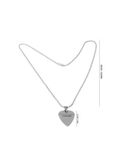 Pick Necklace Metal Special Guitar Pick Shape Plectrum Necklace Bass Gifts Pick Holder for Charm Pendant