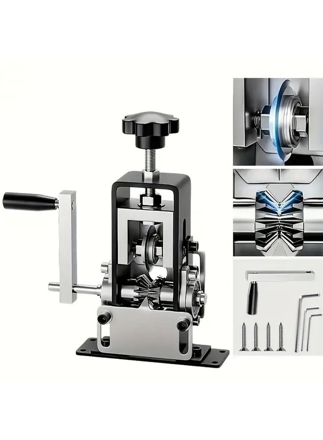 Model A Manual Wire Stripping Tool Industrial Grade Ergonomic Handle Durable Black Metal - Image 1