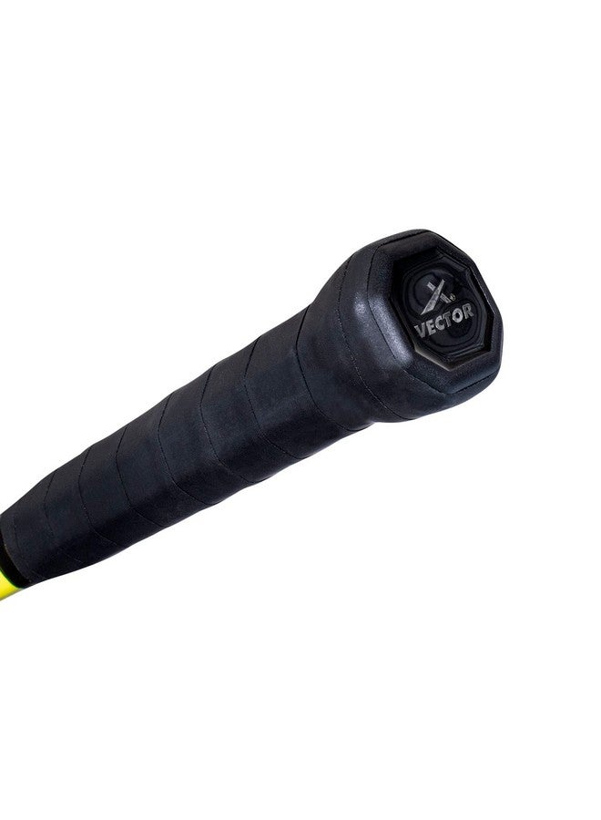 فيكتور أكس مضرب تنس Vector X Barricade One Piece Composite Multicolor Full Cover (أسود-أصفر) - Image 5