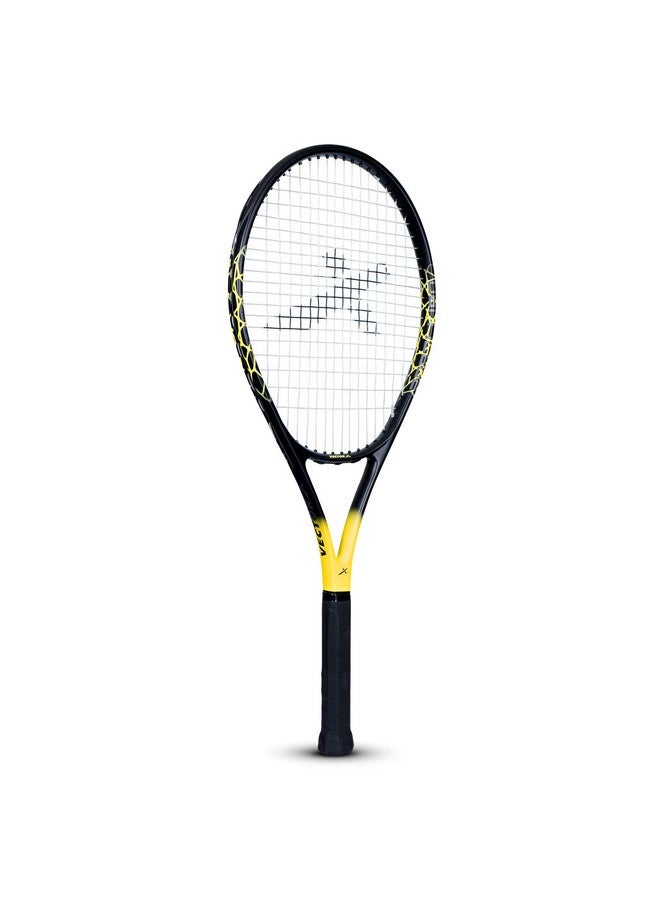 فيكتور أكس مضرب تنس Vector X Barricade One Piece Composite Multicolor Full Cover (أسود-أصفر) - Image 3