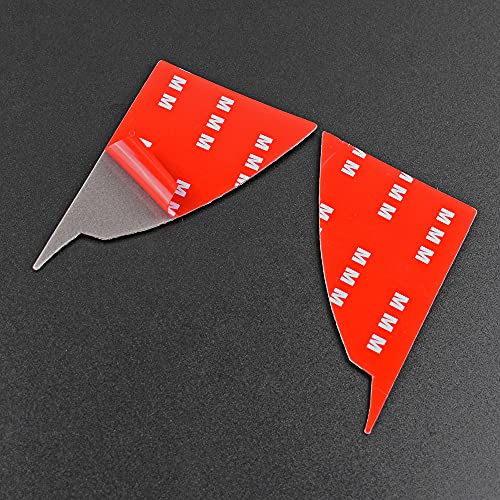 AIRSPEED Carbon Fiber Car Dashboard Speedometer Frame Sticker Interior Trim Compatible with Toyota Tacoma 2016-2023 Accessories (Black) - Image 3