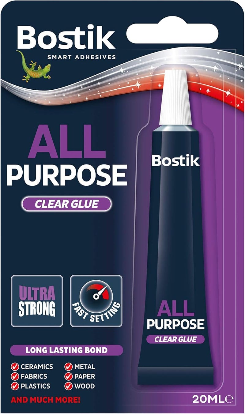 Bostik All Purpose Clear Glue - 20ml - Image 1