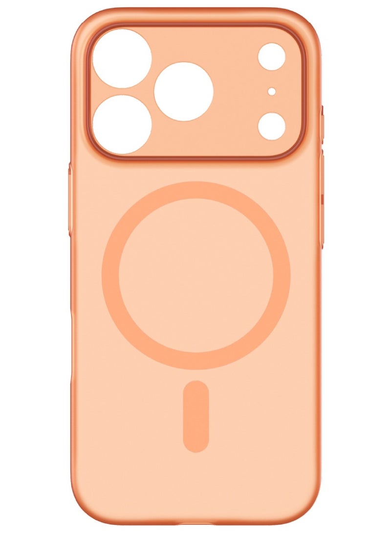 Momax حافظة CaseForm Lite [فائقة النحافة وخفيفة الوزن] لجهاز iPhone 17 PRO (2025) متوافقة مع MagSafe - برتقالي - Image 1