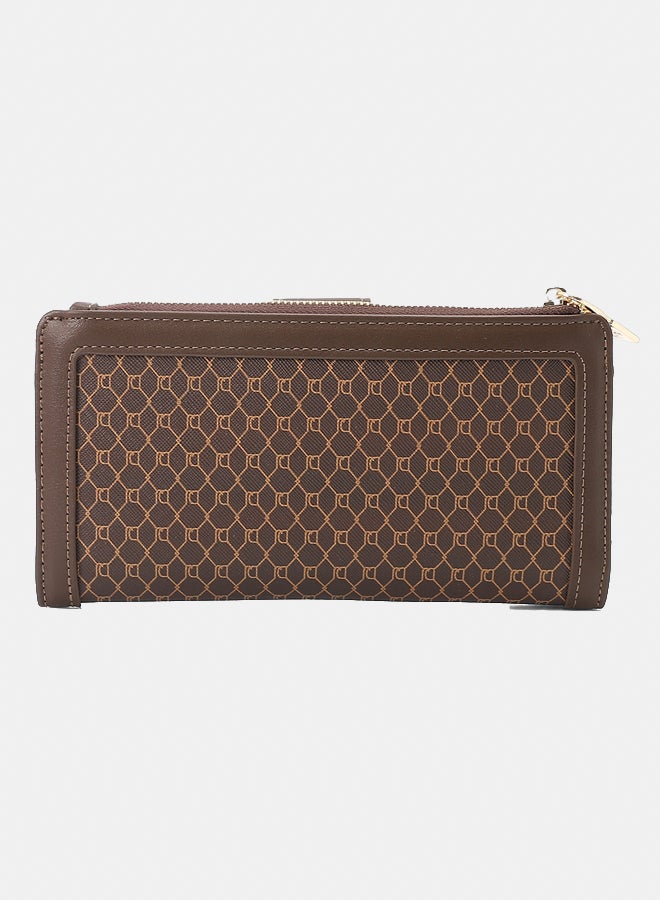 Dejavu BAGS LID-DVTX-014 Leather Self Patterened Wallet  For Women - Image 3