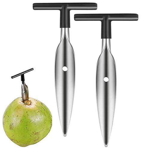 Homava Stainless Steel Coconut Opener Tool, Coconut Driller, Opener Machine, Coconut Opener Knife, Coconut Water Opener - (Pack- 2) - Image 1