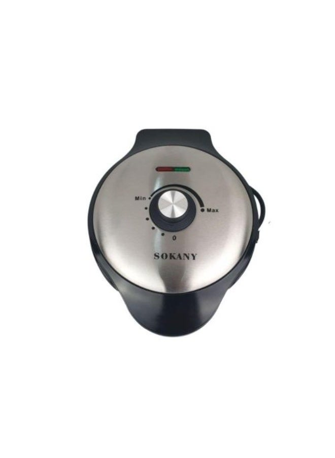 سوكاني صانعة الوافل سوكاني SK-08039، 750 واط، مؤشر LED، سطح غير لاصق، أسود - Image 2